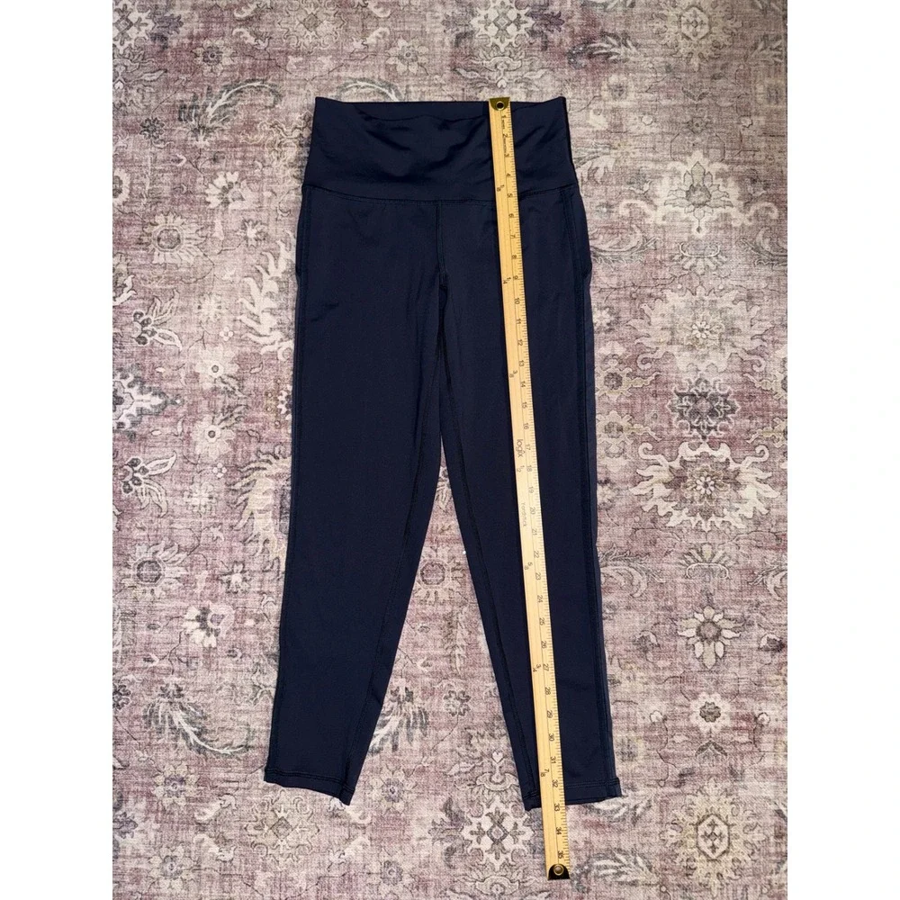 Aerie Chill Play Move Navy Blue High Waisted Leggings Womens Size Medium M